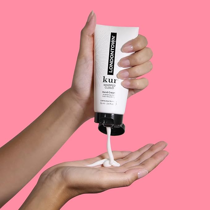 LONDONTOWN kur Whipped Cloud Hydrating, Moisturizing & Fast Absorbing Hand Cream, Vegan & Cruelty Free - 2.5fl oz, 2 Pack
