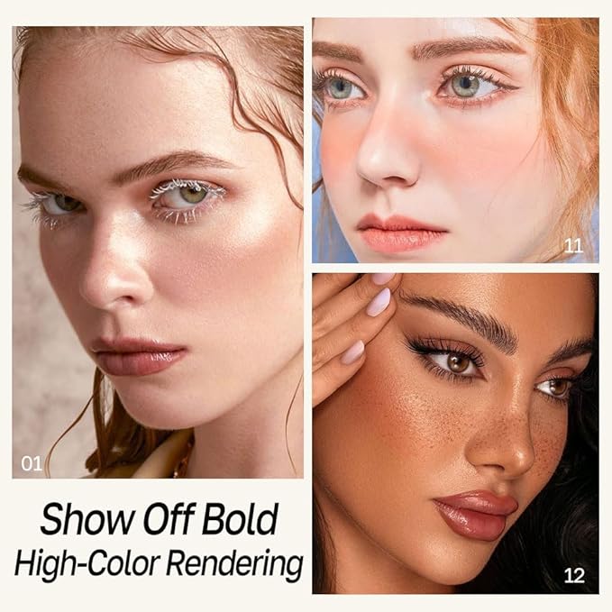 BINGBRUSH 3PCS Colored Mascara for Eyelashes, Voluminous Colorful Mascara, White Brown Black-Lengthening, Defining, Curling, Multiplying Formula