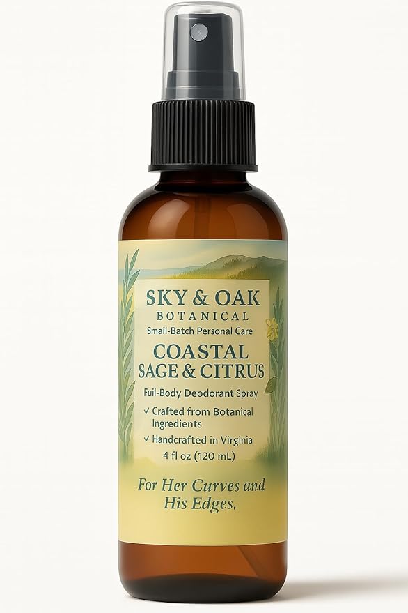 Sky & Oak Botanical - Coastal Sage & Citrus Full-Body Deodorant Spray