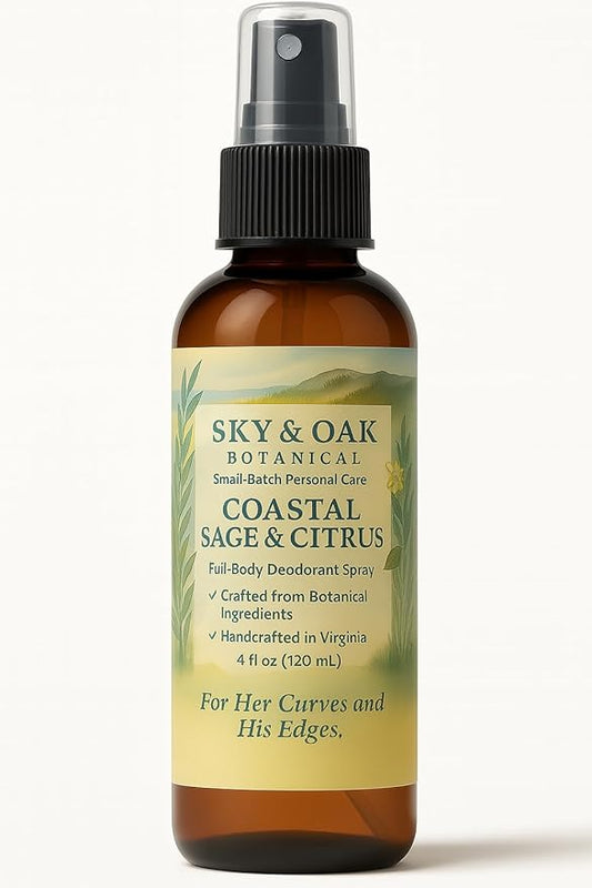 Sky & Oak Botanical - Coastal Sage & Citrus Full-Body Deodorant Spray