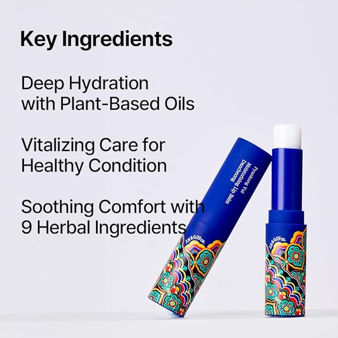 Pyunkang Yul PKY Dancheong Moisturizing Lip Balm, Deep Nourishment with Avocado Oil, For Dry & Sensitive Lips, Zero-Irritation, Korean Skincare (0.14 Oz, 4g)