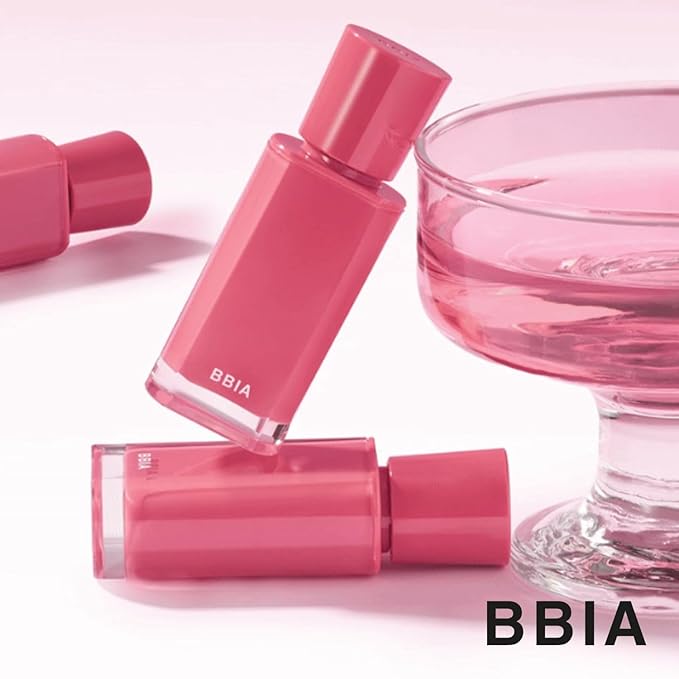 BBIA Glow Tint – Lip Plumping Volumizing Glossy & Glowy Lip Stain Naturally Moisturizing Comfortable Texture Lightweight Long-Lasting Vivid Color Non-Sticky Korean Makeup (00 ROSY, Pack of 1)