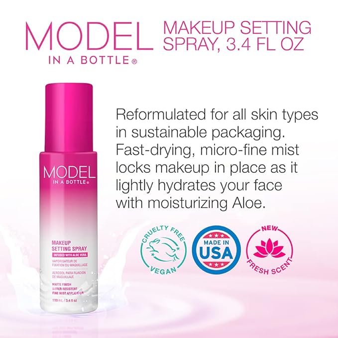 Makeup Primer Original Setting Spray, Smooth, Matte Finish Finishing Spray, All Skin Types, 3.4 oz - 1 Pack