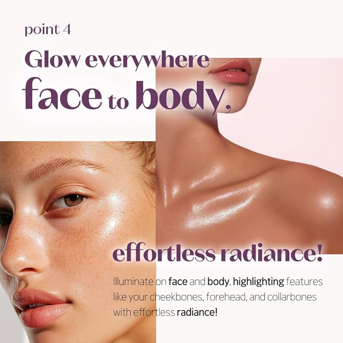 ETUDE Nymph Aura Volumer/Shiny Skin Makeup Base, Water Light Skin, Moisturizing, Highlights, Transparency, 0.8 oz (24 g), clear