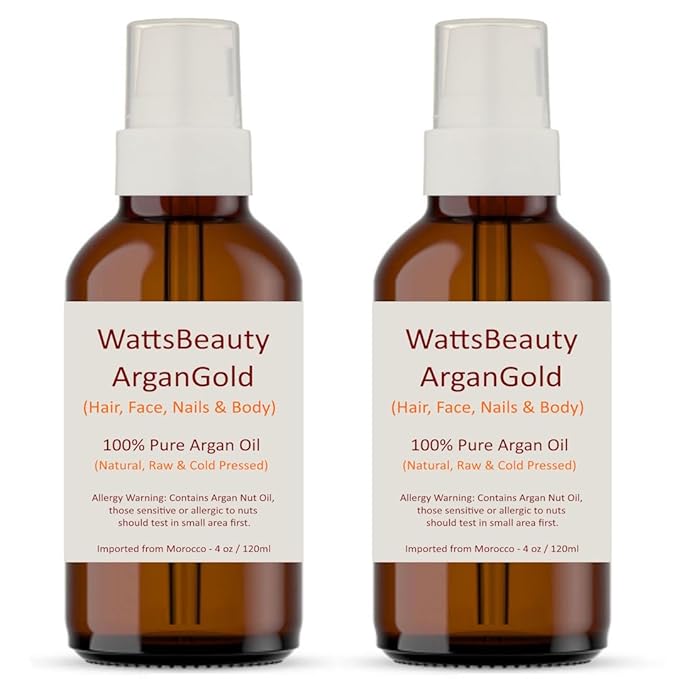 ArganGold 100% Pure Argan Oil - Ultra Moisturizer for Face, Body and Hair - 8 oz.