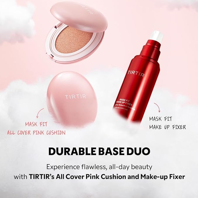 TIRTIR Pink Cushion Foundation 23N & Red Fixer