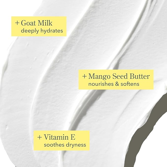 Beekman 1802 Whipped Body Cream – Moisturizes & Softens Skin with Goat Milk, Mango Seed Butter & Vitamin E – 8 oz – Lavender
