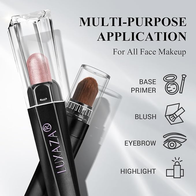 10PCS Eyeshadow Stick,Shimmer And Matte Brown Metallic Cream Eyeshadow Pencil Crayon with Smudge-proof & Waterproof, Eye Brightener Stick, Ideal Gift for Women- Love's Gifts