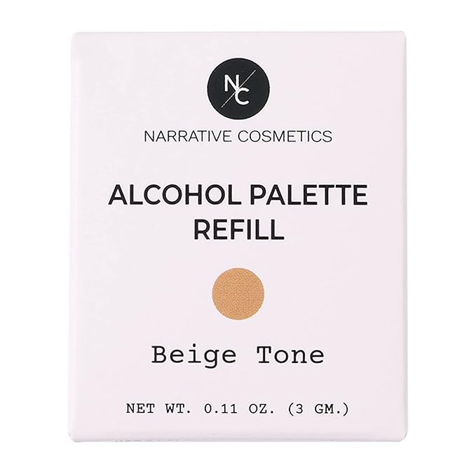 Narrative Cosmetics Alcohol Palette Refill Pans - Skin Tones - Beige Tone