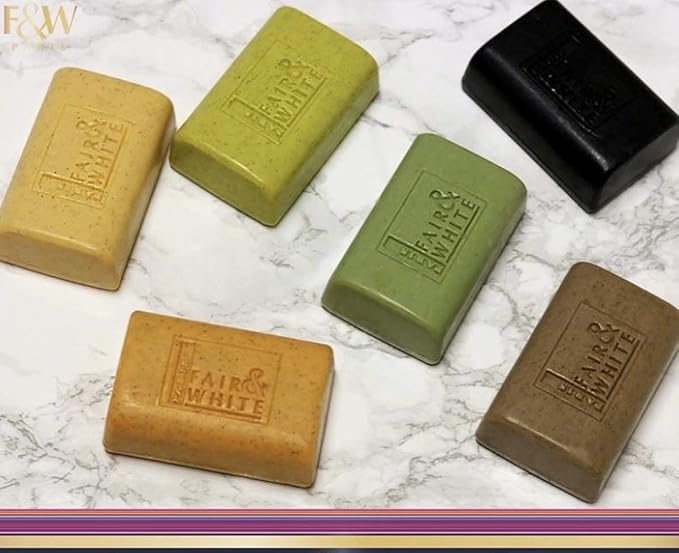 FAIR & WHITE Original Exfoliating Soap - Repairing & Nourishing, 200g / 7oz with Carrot Oil