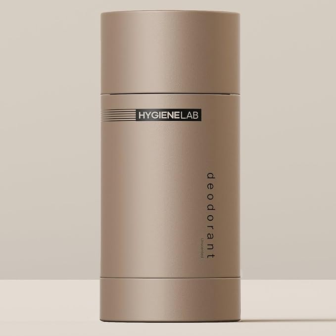 HygieneLab Fragrance-Free & Unscented Deodorant for Men – EWG Verified, Aluminum-Free, Non-Toxic Odor Protection for Sensitive Skin, Unscented