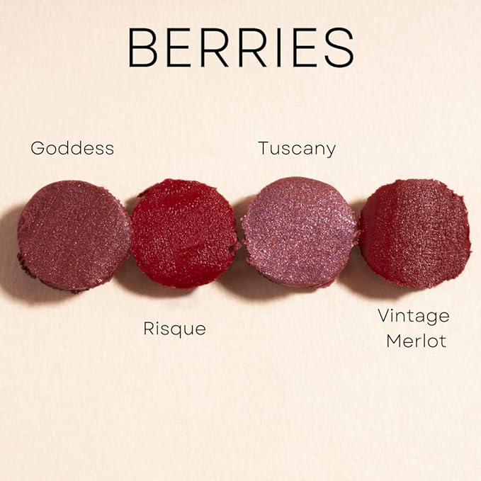Honeybee Gardens Truly Natural Long Lasting Lipstick, Queen Bee Lipstick, Signature Red, Naturally Hydrating & Nourishing, Vegan, Gluten-Free & Cruelty-Free, 0.11 oz / 3 g