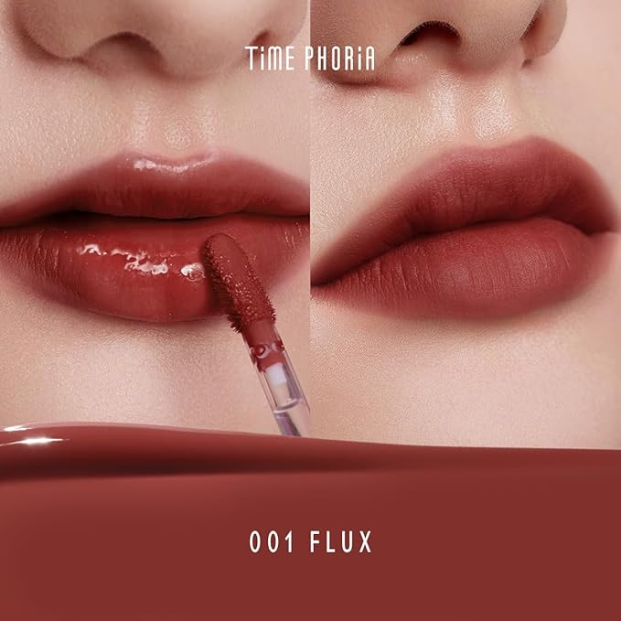 Altera Blurring Lip Tint 001 Flux, Brownish Red Glossy to Soft Matte Finish, Blur Lip Lines, Weightless No-Sticky Airy Velvet Texture, Vibrant Hydrating Long-Lasting Lip Makeup