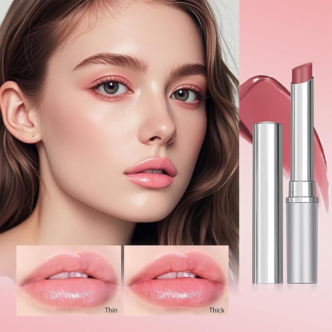 Tinted Lipstick Hydrating Natural Glossy Lip Balm Honey Collection Lipstick Set, Pink and Dark Shades Long-lasting (Pink, 0.07oz)