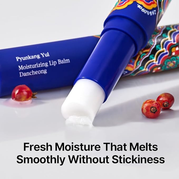 Pyunkang Yul PKY Dancheong Moisturizing Lip Balm, Deep Nourishment with Avocado Oil, For Dry & Sensitive Lips, Zero-Irritation, Korean Skincare (0.14 Oz, 4g)