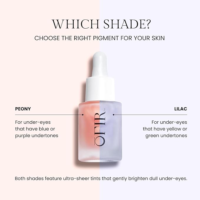 OFIR Bloom Serum Illuminating Gel | Under Eye Brightener Dark Circles Treatment | Lifting Formula With Hyaluronic Acid | Vegan Cruelty Paraben Free Skincare | Hydrating Moisturizer | Peony 1 Fl Oz