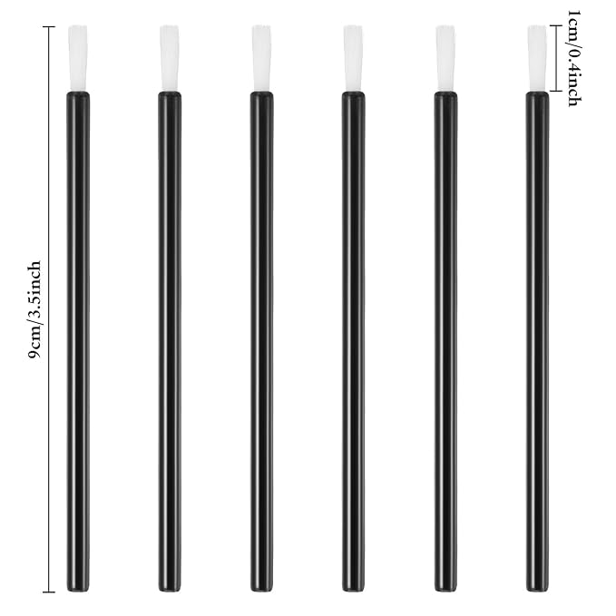 Disposable Brush Applicators, 100pcs PYO Cookie Paint Brushes Mini Nail Polish Brushes Disposable Applicators Makeup Lip Brush for Lipstick, Lip Gloss, Nail Polish, Cookies, Cleaning