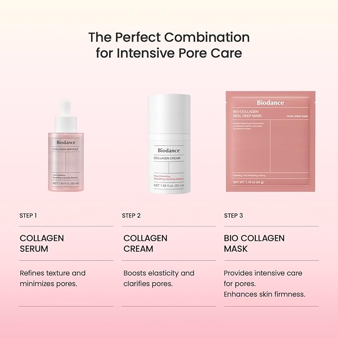 BIODANCE Bio-Collagen Real Deep Mask, Hydrating Overnight Hydrogel Mask, Pore Minimizing, Elasticity Improvement, Korean Skincare | 1.19oz(34g) x 16ea