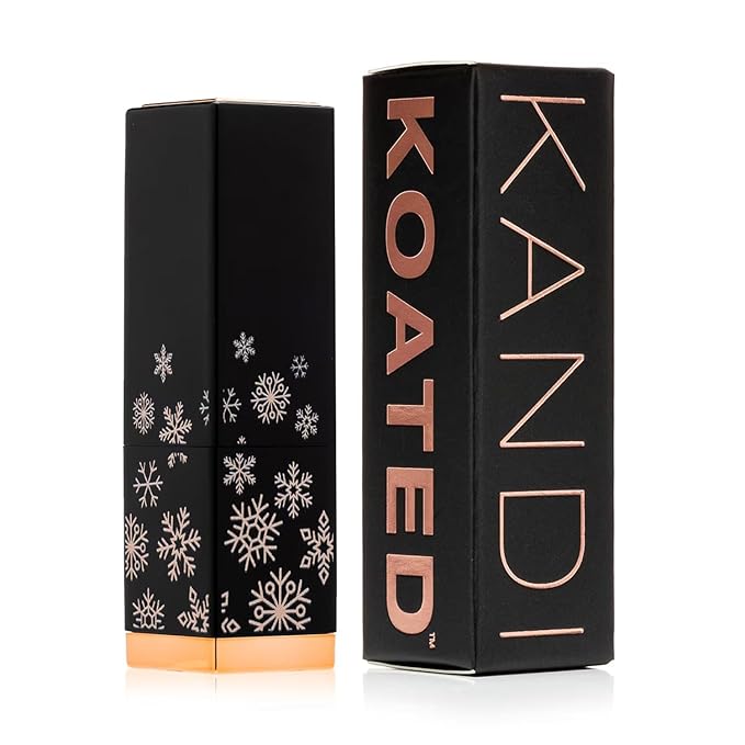 Kandi Koated Holiday Lipstick Suede Matte Joyous Kwanzaa Burruss | Creamy Texture, Rich Colors, Paraben-Free, Cruelty-Free, Vegan | Beauty & Makeup