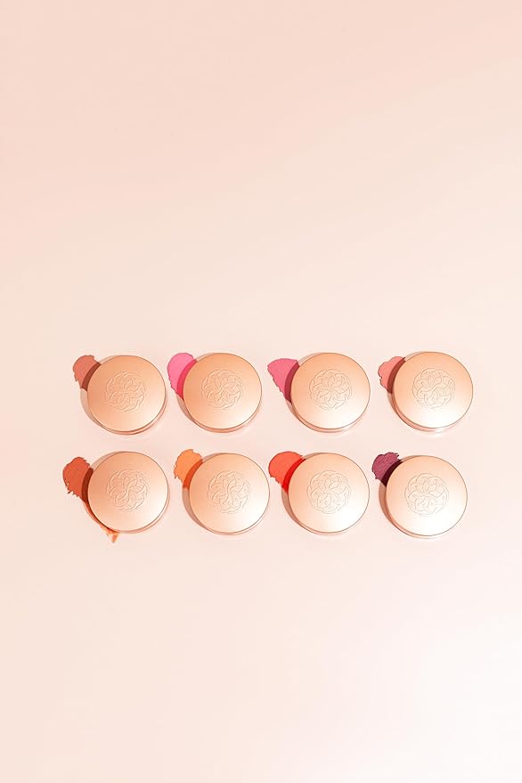 YENSA Super Serum Silk Cream Blush for Cheeks - Buildable Cheek Blush Formulated with Superfoods - Dewy Airbrushed Finish - Nourishing & Hydrating - Silky Cream Formula - Berry Passion (0.21 oz)