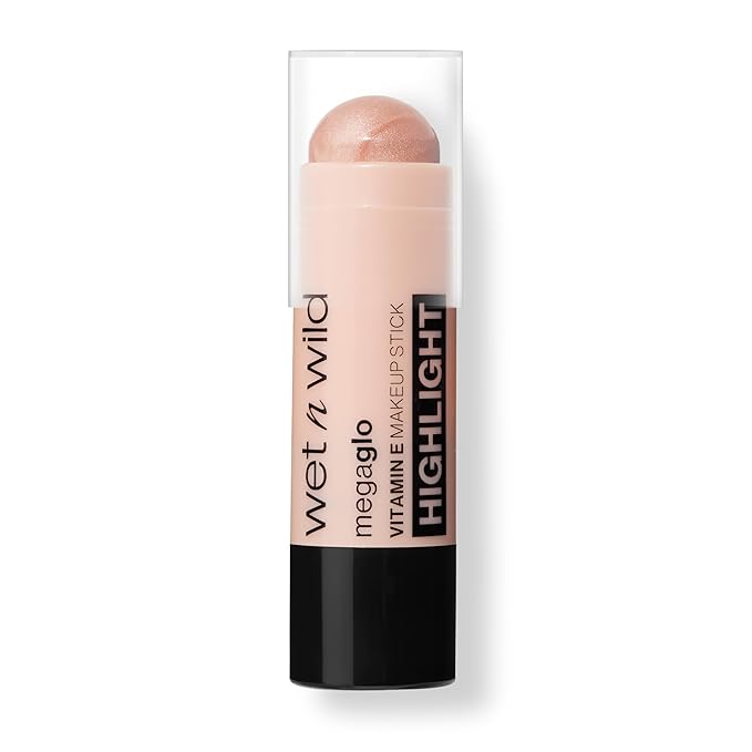 wet n wild MegaGlo Makeup Stick, Buildable Color, Versatile Use, Cruelty-Free & Vegan - Glitzed Spell