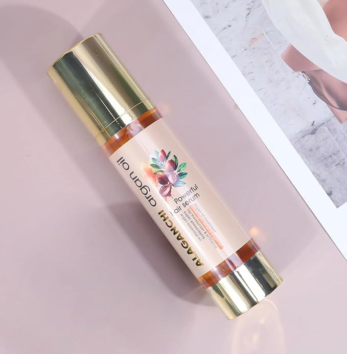 Argan Oil Treatment | Hair Serum | Top Mousturizer & Brillance | Ultra-Light Miracle Argan Oil with Vitamin E, & Carotenes