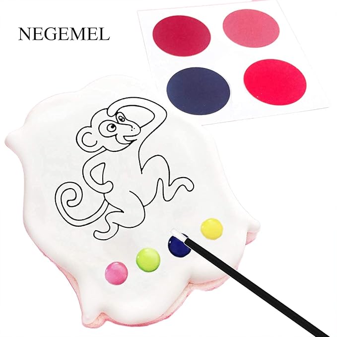 100 Pcs Disposable Makeup Lip Brushes PYO Cookie Paint Brushes Nail Polish Brushes Cosmetic Lip Brush Wands mini paint brushes for cookies (Black)