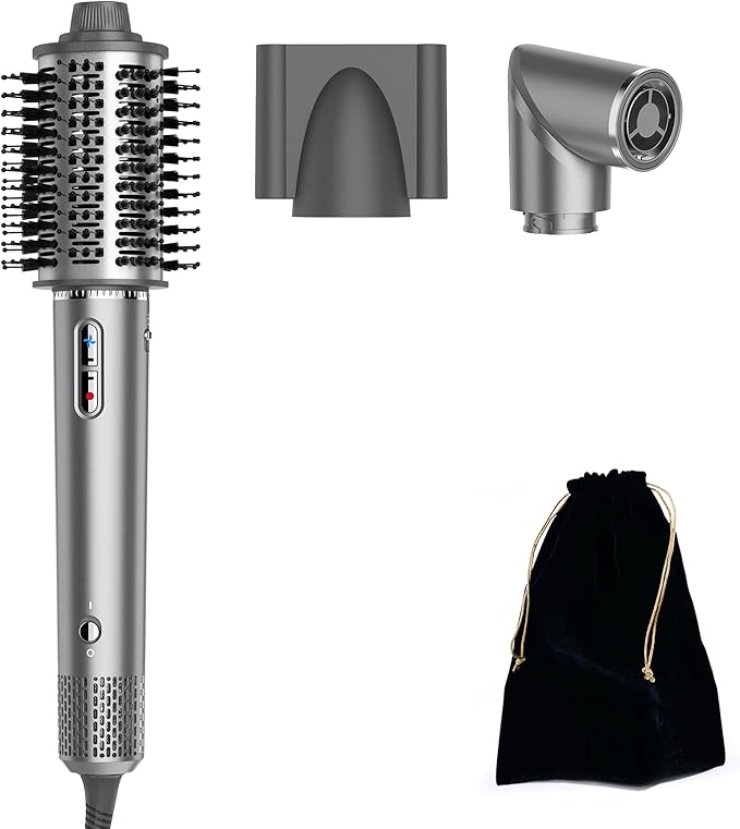 Hair Dryer Brush Volumizer 3 in 1 Hot Air Styler for Women: High-Speed Blow Dry Brush for Volume, Straightening and Fast Drying