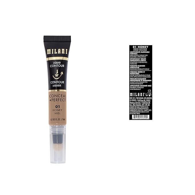 Milani Conceal + Perfect Liquid Contour for Added Definition, Face Lift Collection - Honey