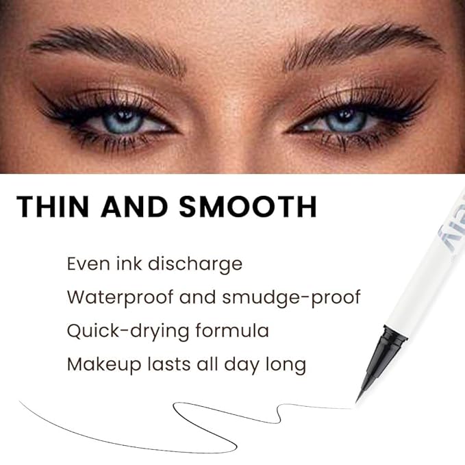 evpct Eyebrow Stencils Kit for Women Shaping, Eyebrow Shaper Makeup Kit, Eye Brow Stencil Shaper Tinting kits for Women, with Eyeliner, Eyebrows Pencil, Pomade, Brush and 10 Stencils, Kit04 DARK BROWN