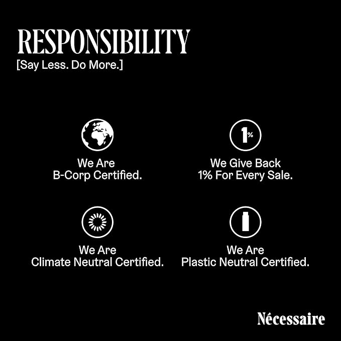 Nécessaire The Deodorant Fragrance-Free | Natural Aluminum Free Deodorant For Women & Men. Extra Strength Treatment with Mandelic Acid. Free of Baking Soda, Ozokerite & Parabens (75 g/2.5 oz)