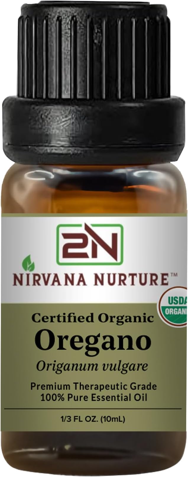 Oregano Essential Oil USDA Certified Organic, 100% Pure Natural Premium Grade, Undiluted