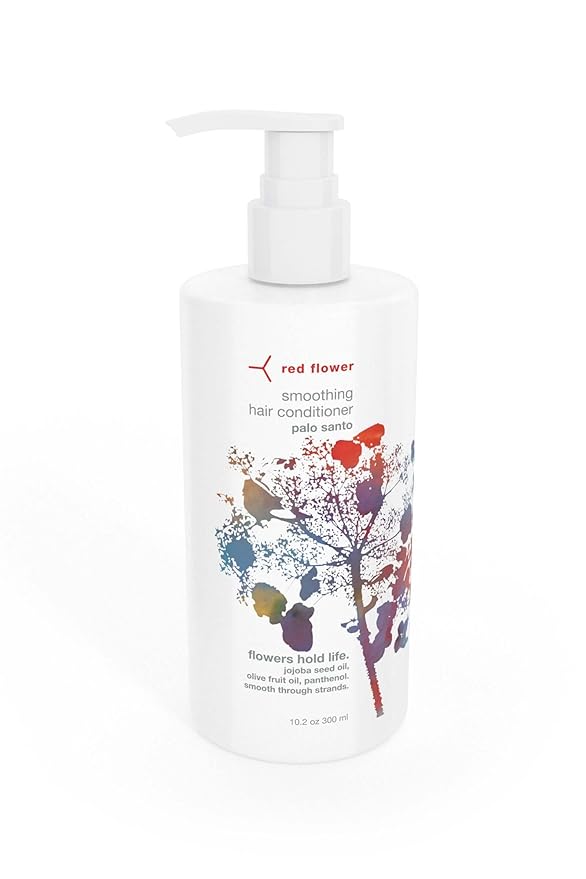 Red Flower Palo Santo Purifying Body & Hair Care Bundle – Body Wash, Hydrating Hair Wash & Smoothing Conditioner (3-Piece Clean Beauty Set)