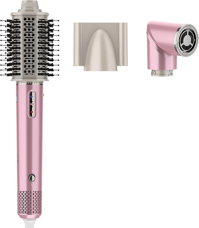 Fentgo 3 in 1 Hot Air Styler - Professional Hair Dryer Brush with No Heat Damage, High-Speed Negative Ionic Hair Dryer, Frizz-Free Blow Dryer Brush for Drying Volumizing Straightening