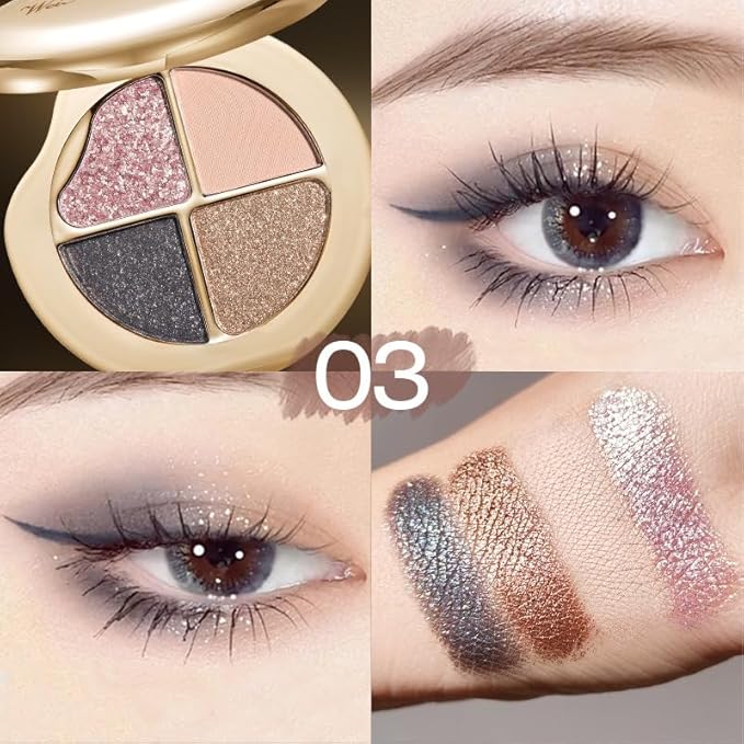 Glow Wardrobe Eye & Cheek Palette – Eyeshadow And Highlighter Makeup, Makeup Palette, Highlight Contour Makeup Palette, Blush For Cheeks And Eyes (3)