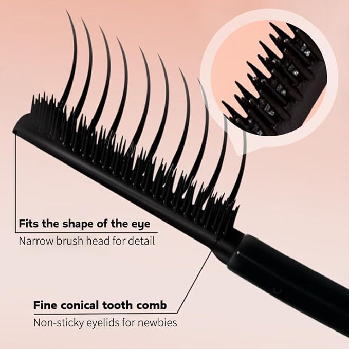 Lengthening and Curling Mascara, 2025 New Sweat-proof Volumizing Mascara for Dramatic Lashes, Mascara for All Day Wear, Smudge-resistant Eye Mascara for Oily Skin Busy Women (Black)