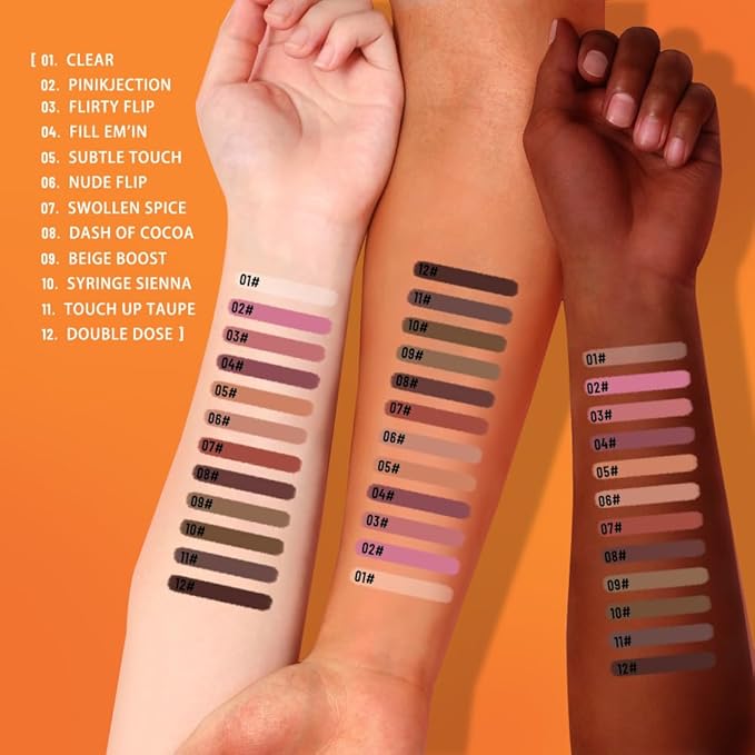 Retractable Lip Liner Pencil for Shaping & Sculpting Lips,Creamy Matte Gel Crayon Lip Liner Pencil delineador de labios,Long Lasting Waterproof Lipstick LipLiner (06#, 1 Count (Pack of 1))