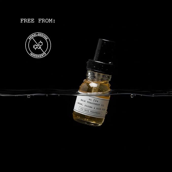 DEPOT No. 204 Hair Treatment Oil | Lightweight Anti-Frizz & Shine Hair Oil with Argan, Rice & Jojoba Oils | Smooths, Nourishes & Protects Hair | 1.0 fl.oz.