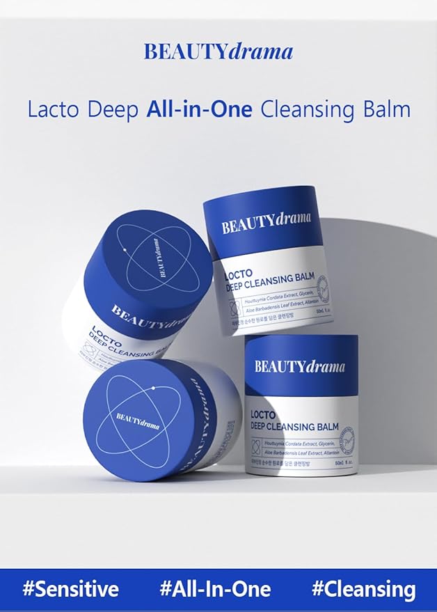 Lacto Deep Cleansing Balm – Probiotic-Infused Gentle Makeup Remover for Sensitive Skin – 1.76Fl oz.