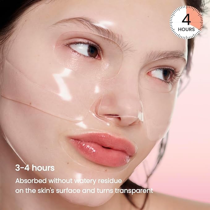 BIODANCE Clear Glow Mask Duo: Bio Collagen & Sea Kelp Real Deep Mask, Gel Face Mask Set for Glass Skin, Pluming, Calming, Korean Skincare Set, Christmas Gift Stocking Stuffers