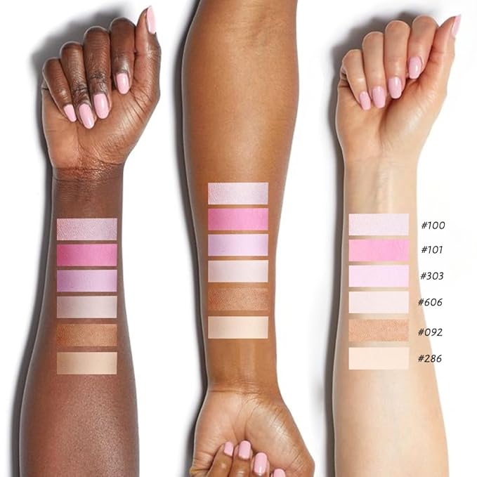 Monochrome Matte Eye Shadow Palette,Light Pink Neutral Nude Matte Pressed Powder Single Eyeshadow,Natural Long Lasting Naturing-Looking Eyeshadow,Talc,Paraben Vegan & Cruelty Free