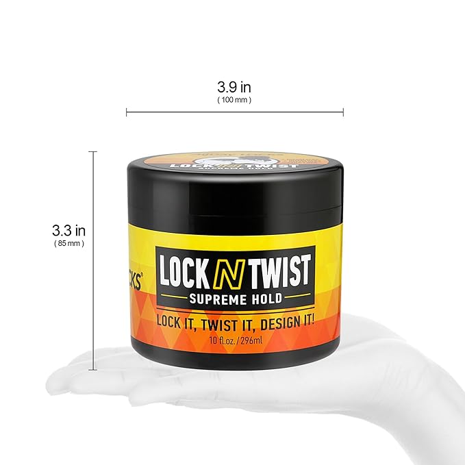 AllDay Locks Lock N Twist (10 oz) | Supreme Hold, No Frizz or Flaking | Hydrating, Nourishing Loc Booster | Grape & Avocado-Infused | Lock & Twist Braids, Locks, Twists, Cornrows | 10 oz