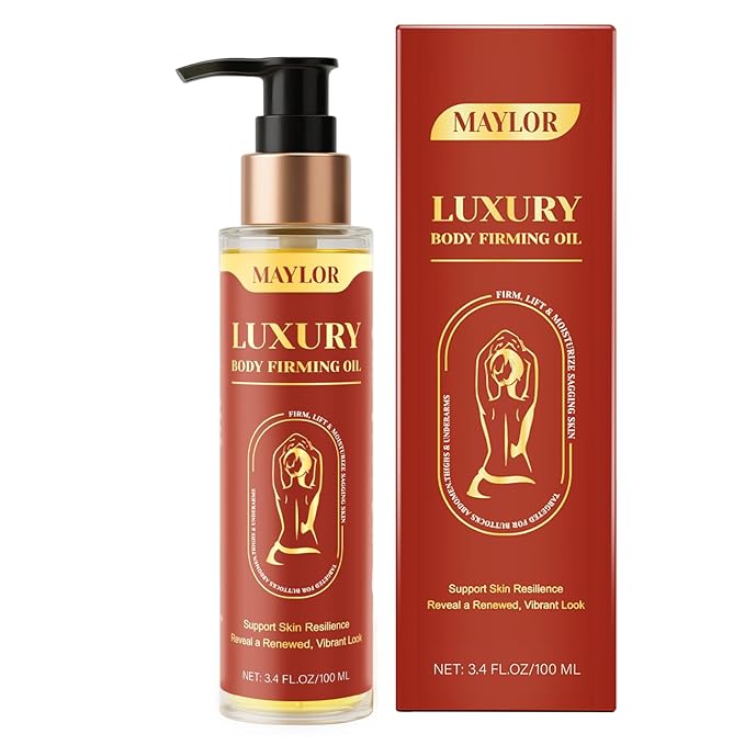 Luxury Body Firming Oil for Hydration & Elasticity, Vitamin E Enriched with Botanical Blends, Lightweight Glow Formula for All Skin Types, Non-Greasy Full Body Treatment (1)