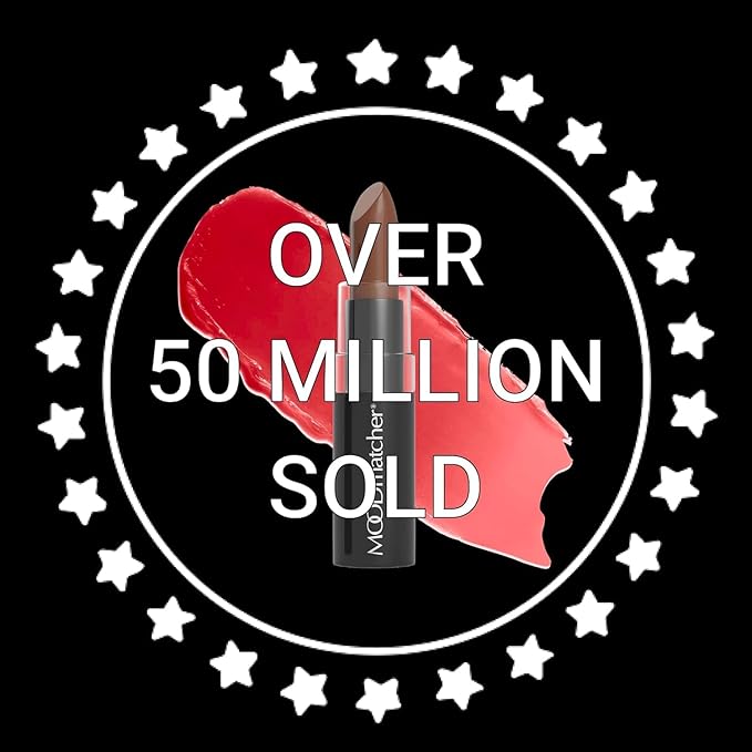 MOODmatcher Original Color Changing Lipstick – 12 Hours Long-Lasting, Moisturizing, Smudge-Proof, Glamorous Personalized Color, Premium Quality – Made in USA (Yellow)
