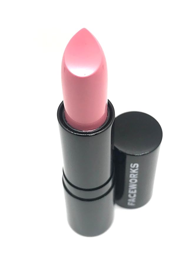 Hypoallergenic Lipstick for Sensitive Skin By FACEWORKS (Precious Pink Cream)