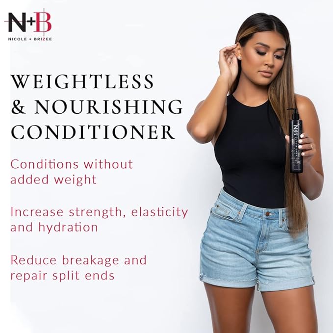 N+B Core Collection | Paraben-Free | For All Hair Types and Textures | Strengthens and Hydrates | Made in the USA (Conditioner 33oz)