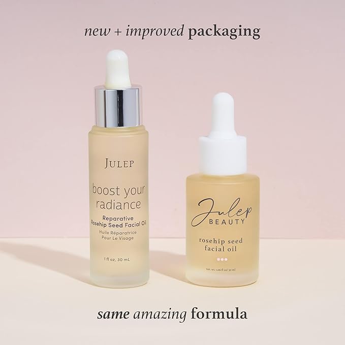 Julep Boost Your Radiance Hydrating, Moisturizing, Reparative, Antioxidant Facial Oil with Rosehip Seed Oil, 1.06 Fl. Oz