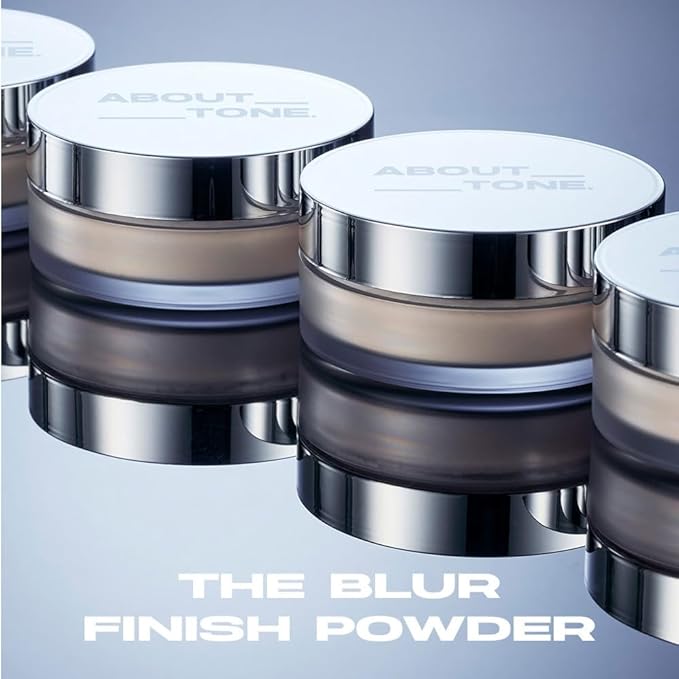 The Blur Finish Powder/Sheer Blurring Loose Powder, Lightweight Setting Powder with Long-Wear, Translucent Mineral Finishing Powder, Natural Skin Tone for Daily Makeup, Vegan, 10g/0.35oz.