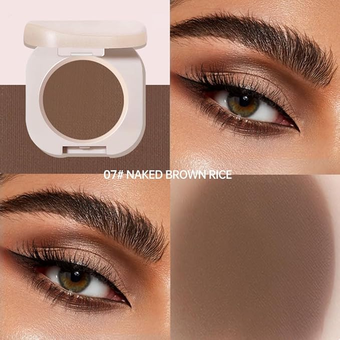 Pearlescent mini Eyeshadow Highly Pigmented Blend Matte & Shimmer EyeShadow,Cream Moisturizing Waterproof&Long Lasting Eye Makeup Natural Luminous Makeup Look (B07, 1 Count (Pack of 1))