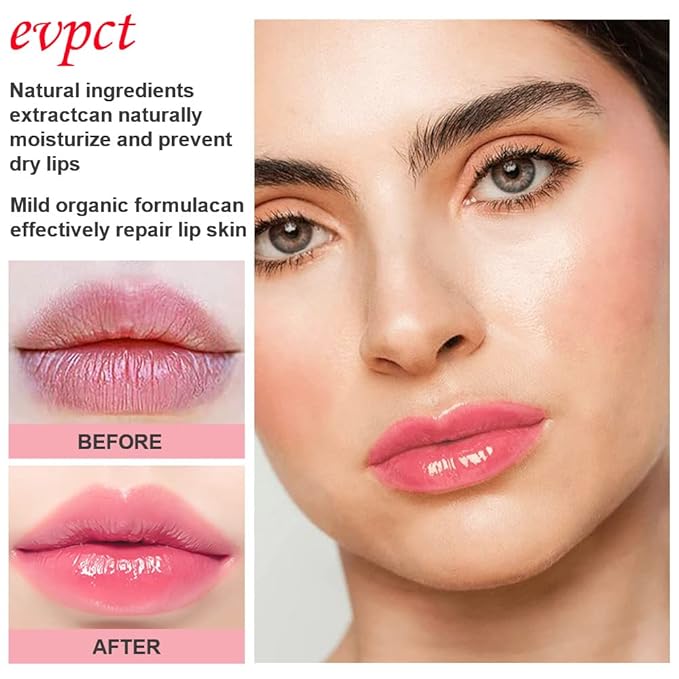 BINGBRUSH Aloe vera Color Changing Lipstick,Moisturizer Long Lasting Lip Care Magic Lip Gloss,Makeup Lipstick Set (3Pcs Strawberry+ Red Cherries+ Peach, 3 Count (Pack of 1))